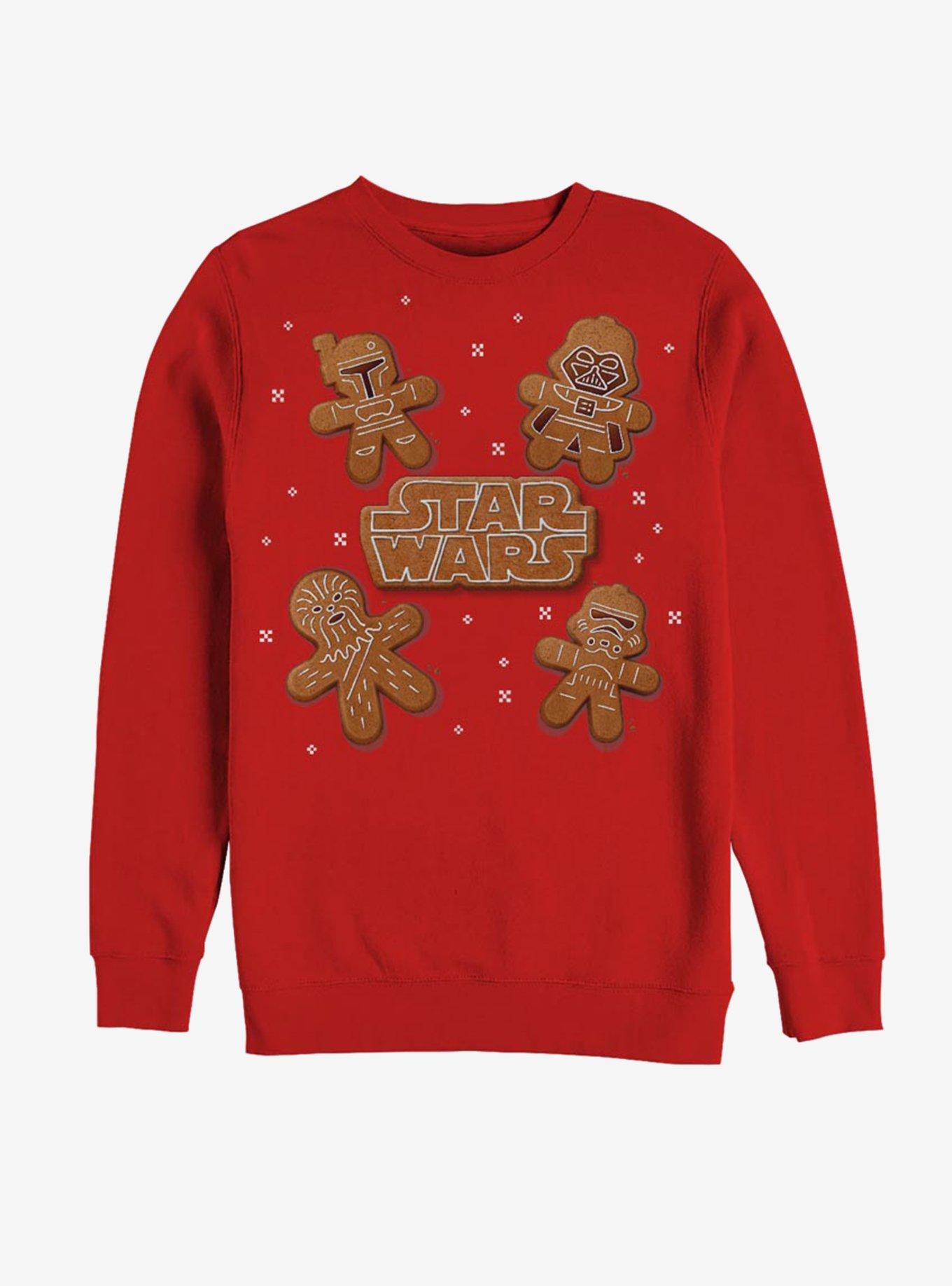 Star Wars Gingerbread Crew Sweatshirt, RED, hi-res