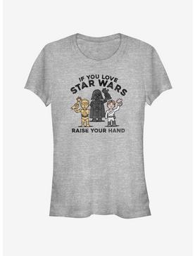 Star Wars Raise Your Hands Girls T-Shirt, , hi-res