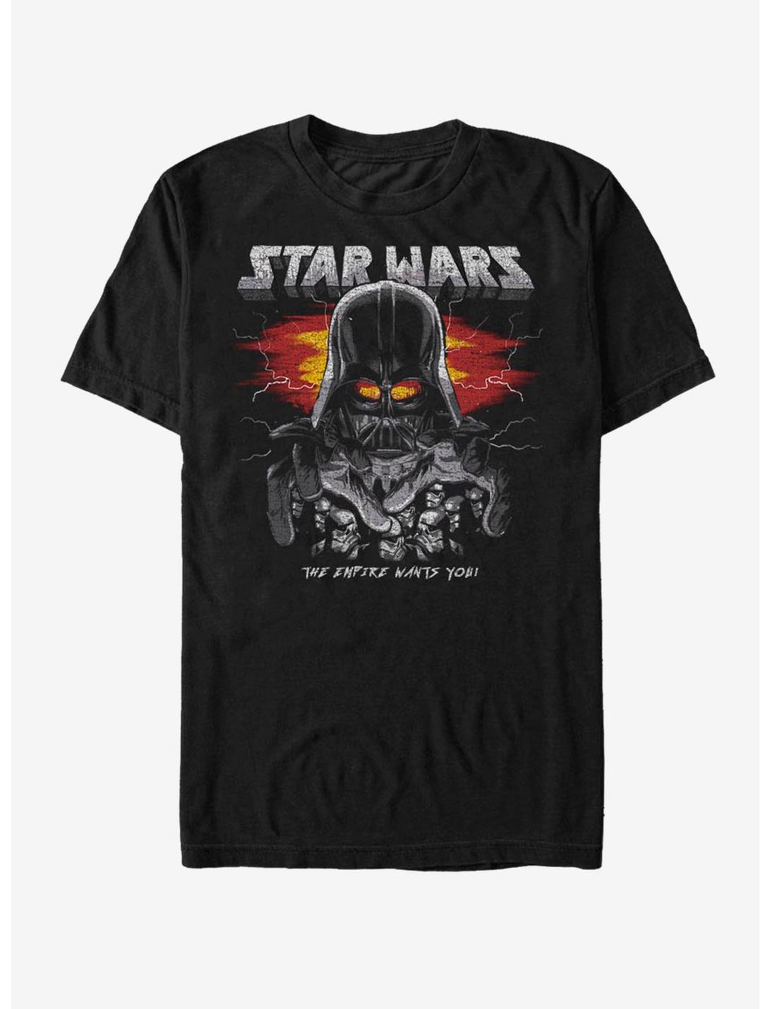 Star Wars Old School Metal T-Shirt, BLACK, hi-res