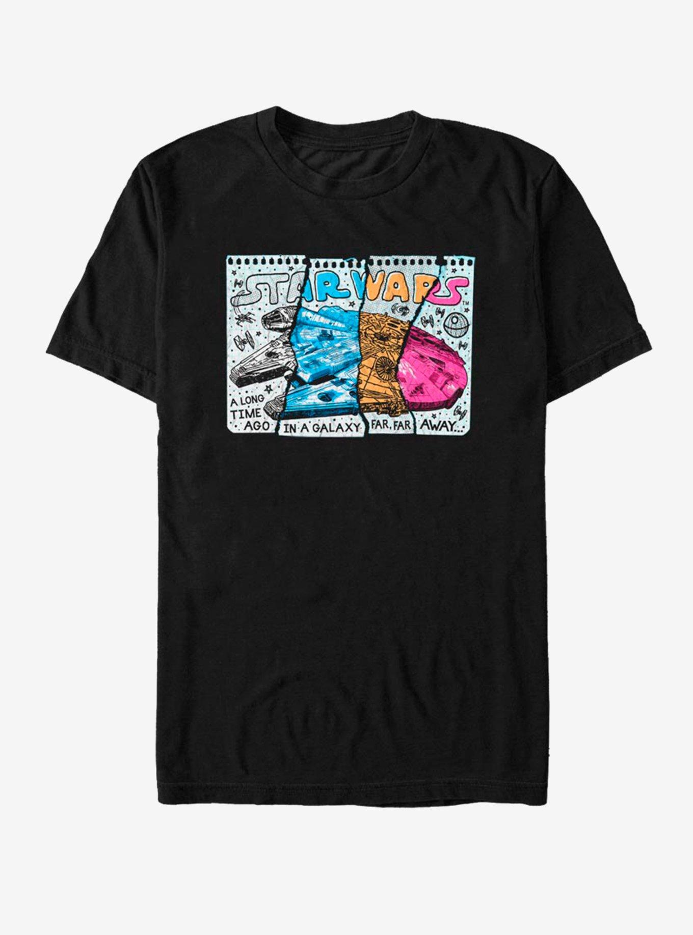 Star Wars Sketchy Situation T-Shirt, BLACK, hi-res