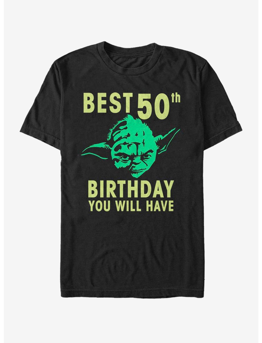 Star Wars Yoda Fifty T-Shirt, BLACK, hi-res