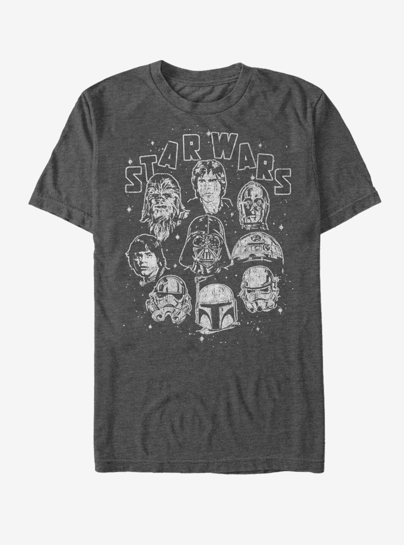 Star Wars Floaters T-Shirt, CHAR HTR, hi-res