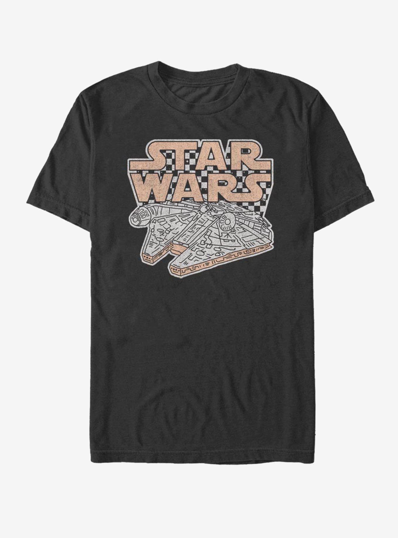 Star Wars Checker Falcon T-Shirt, , hi-res