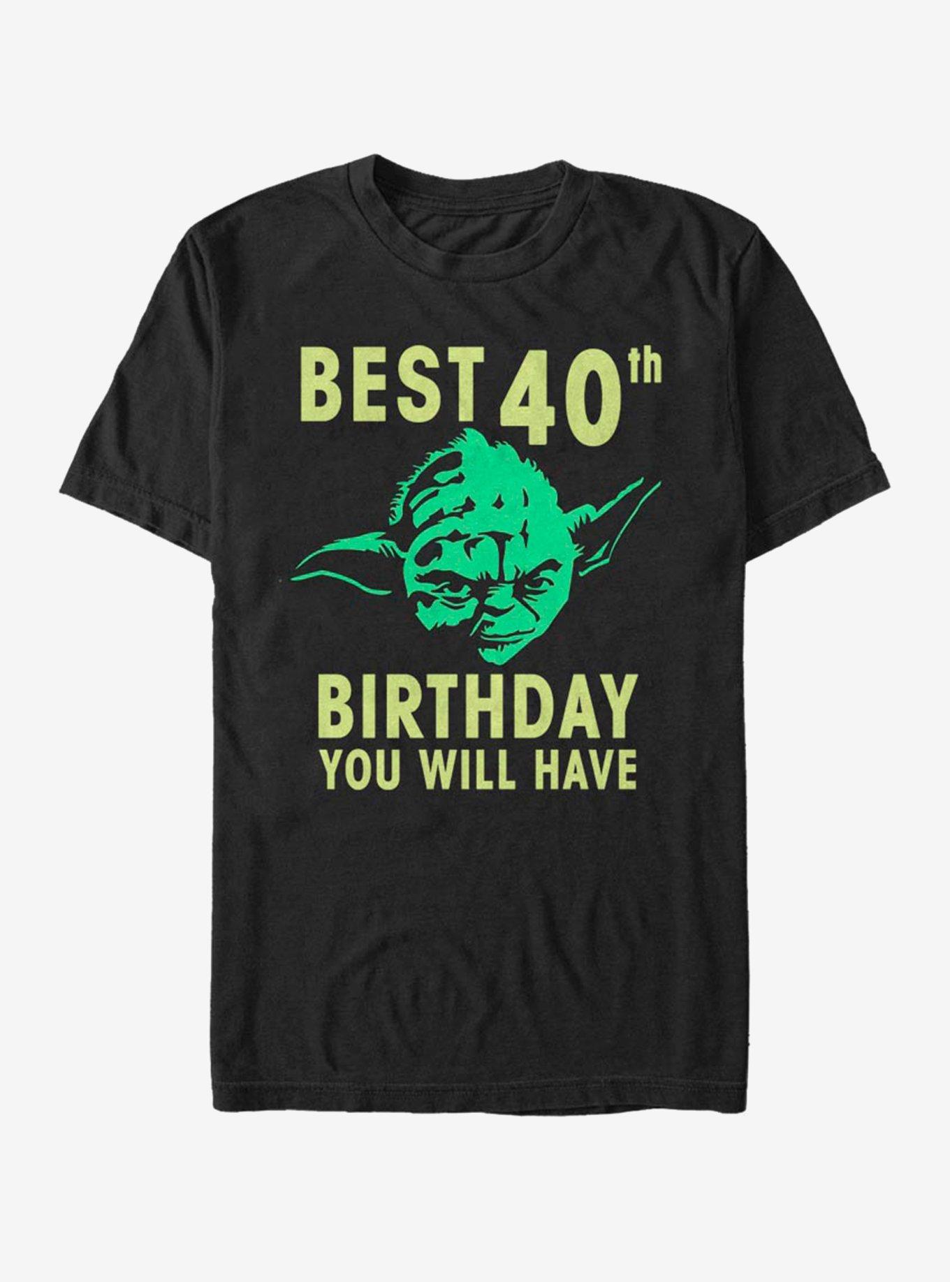 Star Wars Yoda Forty T-Shirt, BLACK, hi-res