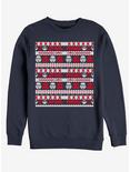 Star Wars Holiday Zags Simplified Sweatshirt, NAVY, hi-res