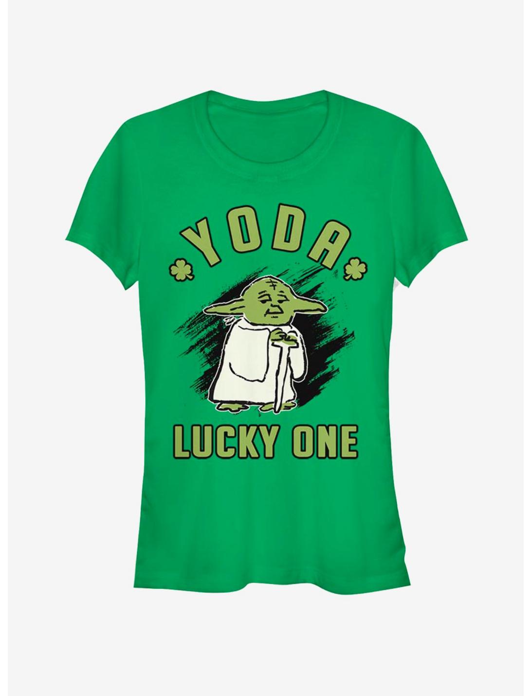 Star Wars Doodle Yoda Lucky Girls T-Shirt, KELLY, hi-res