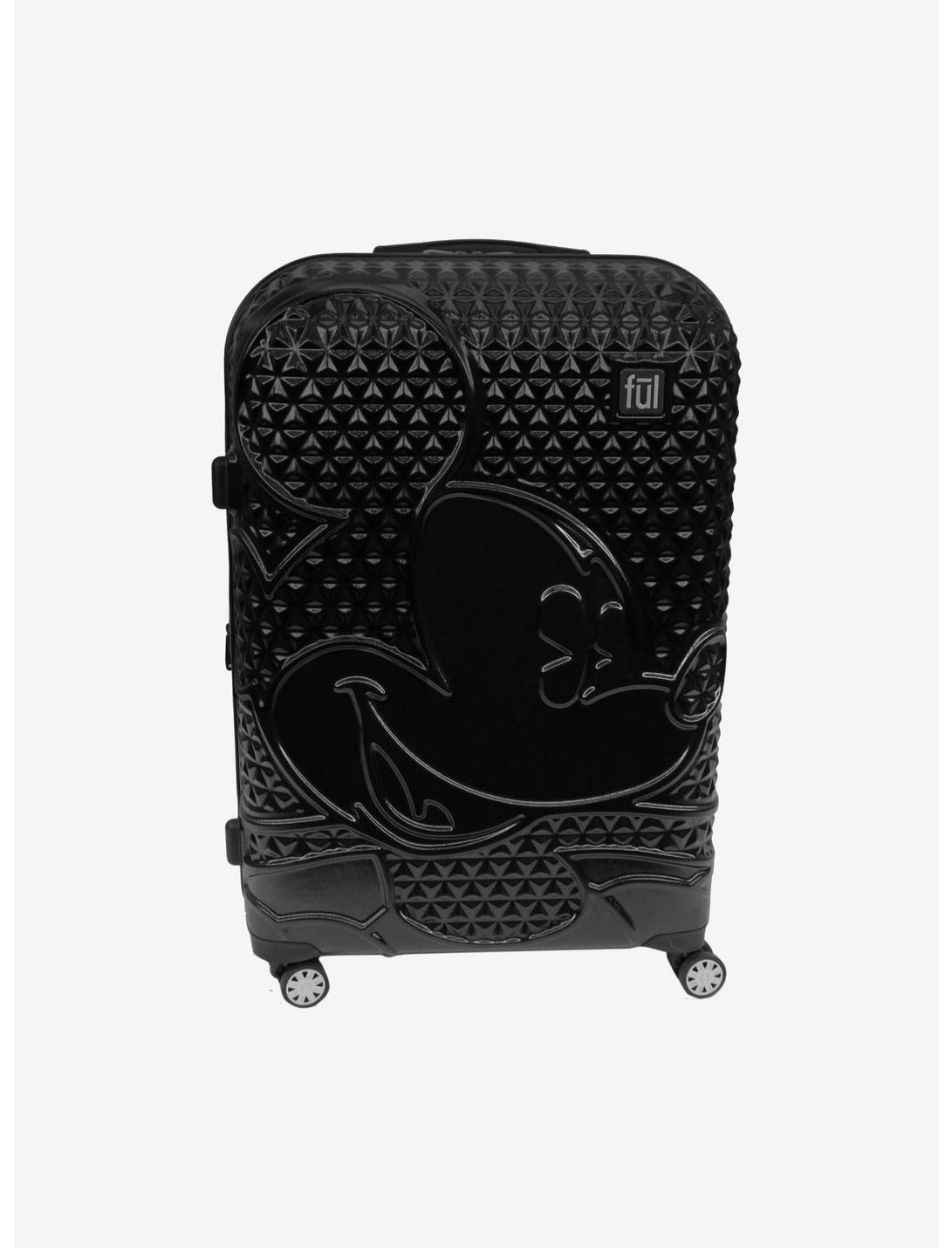FUL Disney Mickey Mouse 29 Inch Textured Hard Sided Rolling Luggage, , hi-res