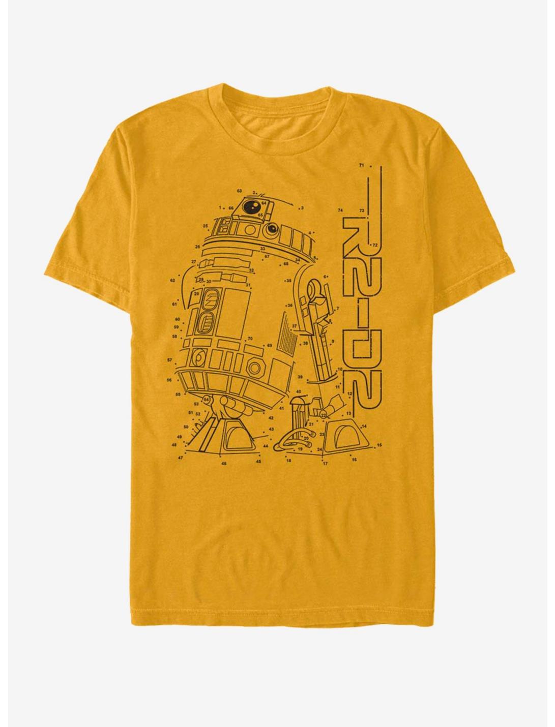 Star Wars R2D2 Connect T-Shirt, GOLD, hi-res
