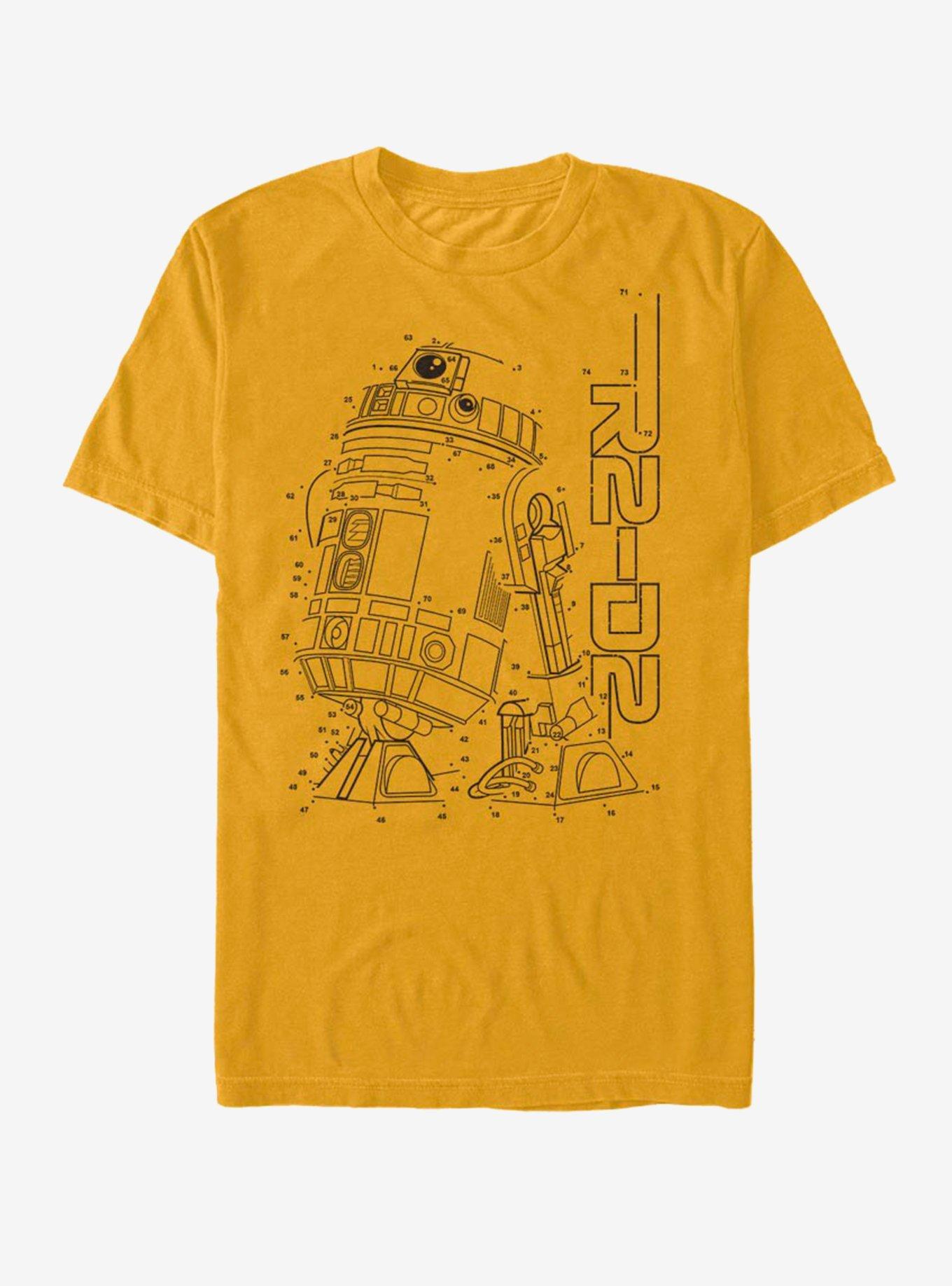 Star Wars R2D2 Connect T-Shirt, GOLD, hi-res