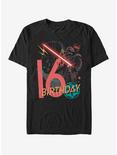 Star Wars Vader 16th B-Day T-Shirt, BLACK, hi-res