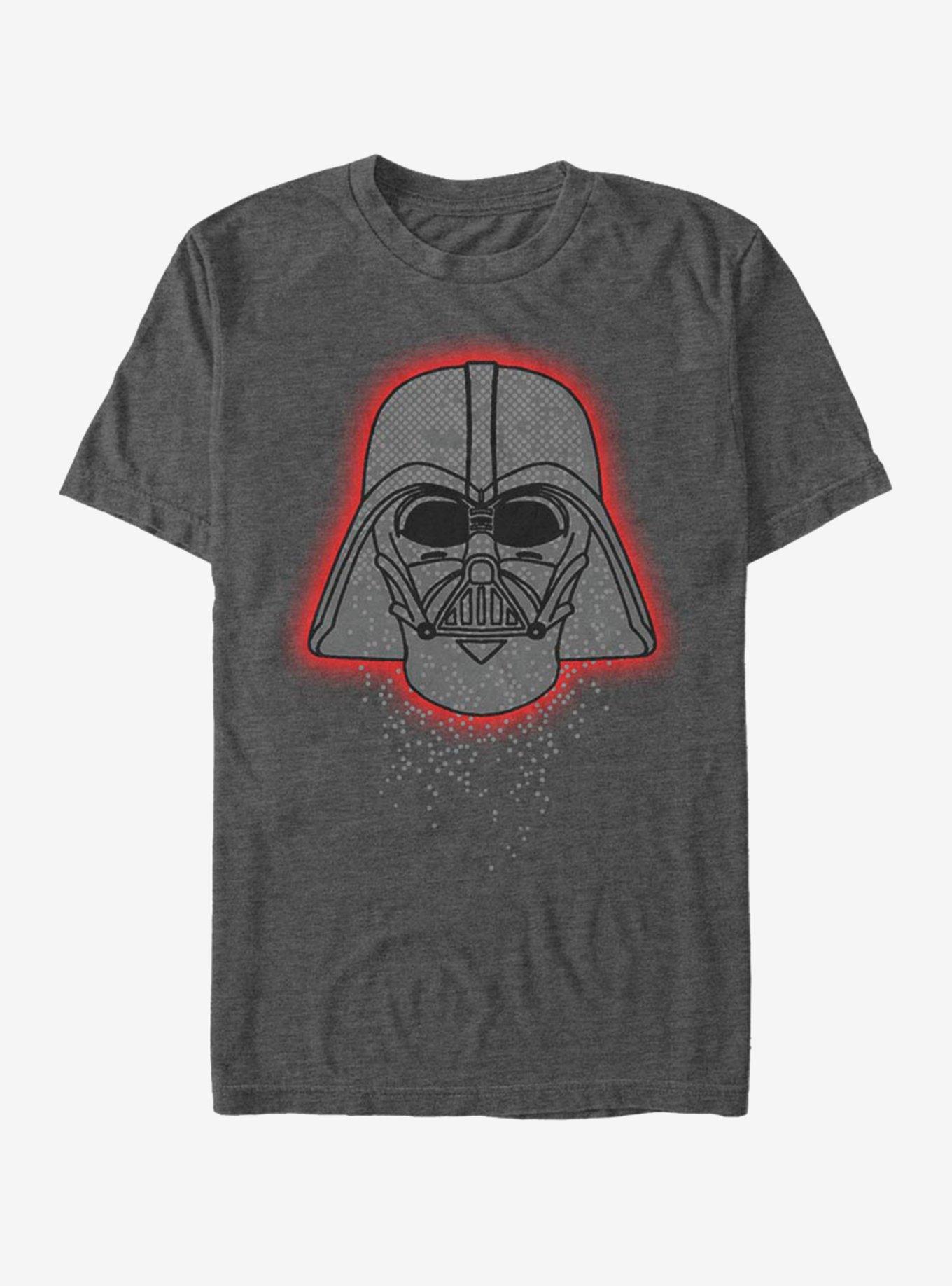 Star Wars Vader Dot T-Shirt, CHAR HTR, hi-res