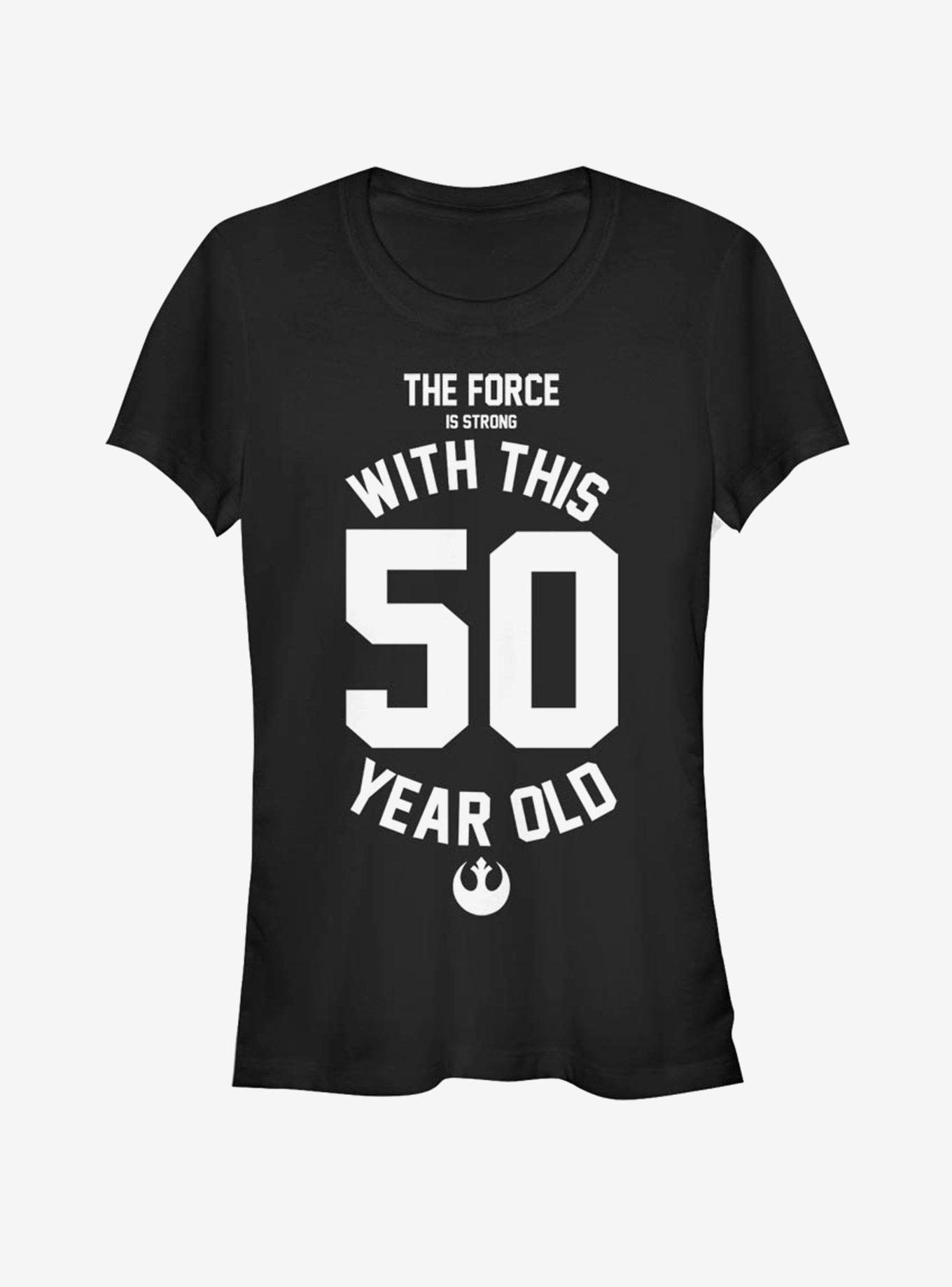 Star Wars Force Sensitive Fifty Girls T-Shirt, BLACK, hi-res