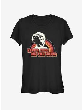 Star Wars Never Tell Me The Odds Girls T-Shirt, , hi-res