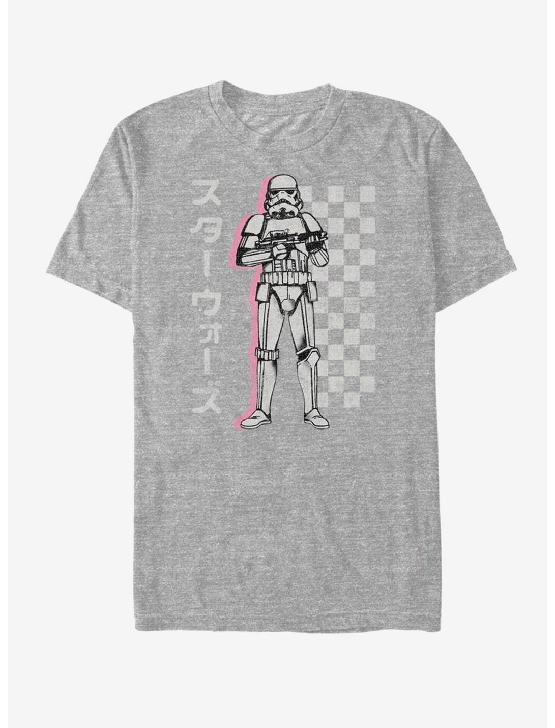 Star Wars Stormtrooper Checked T-Shirt, ATH HTR, hi-res
