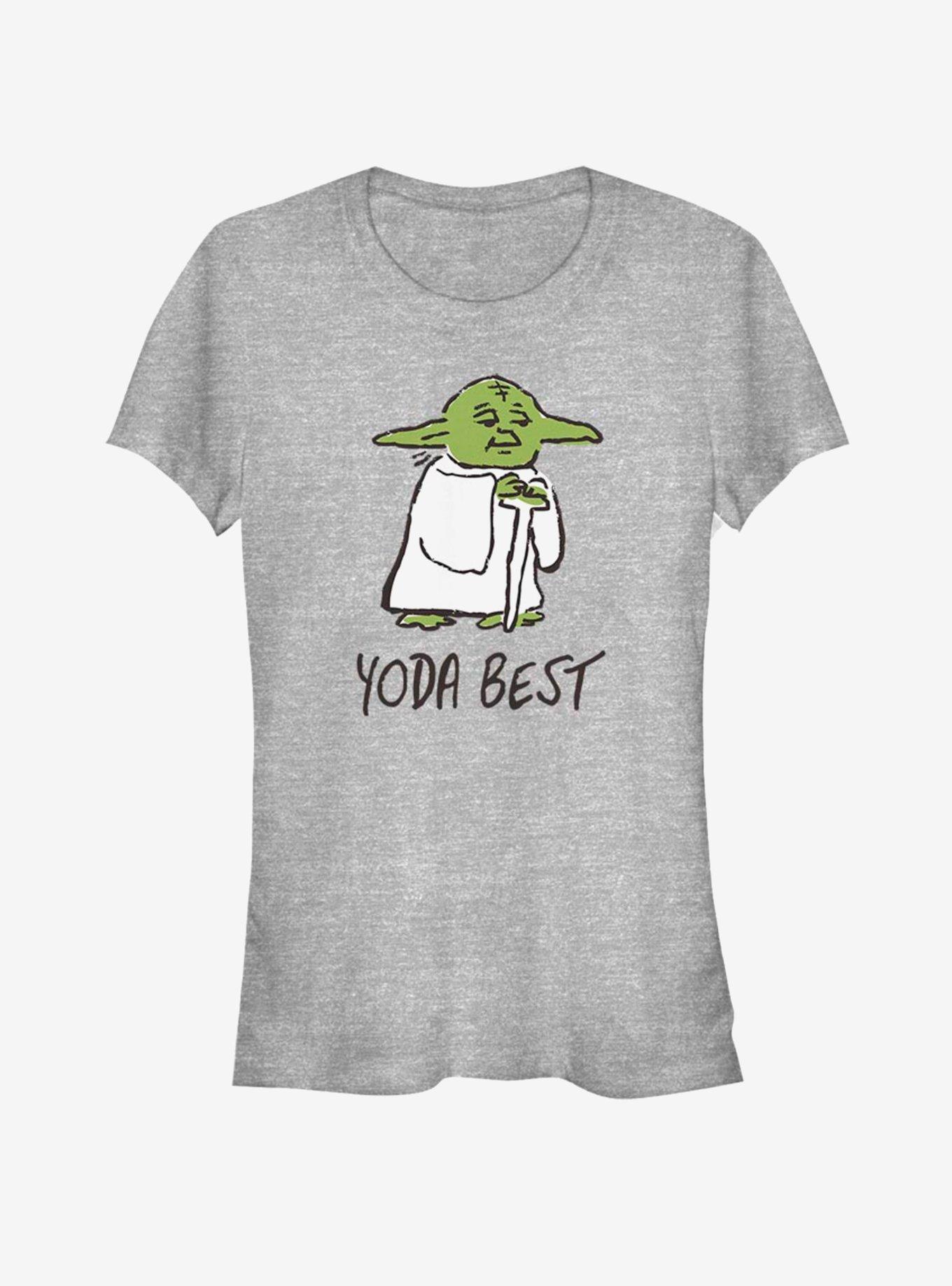 Star Wars Yoda Best Doodle Girls T-Shirt
