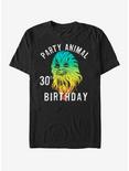 Star Wars Chewie Birthday Thirty T-Shirt, BLACK, hi-res