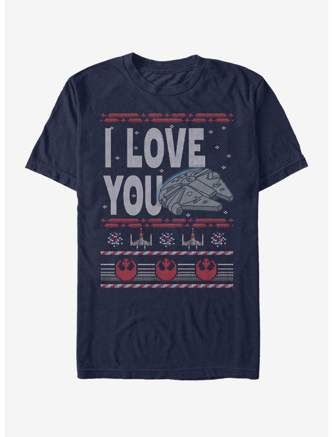Star Wars Ugly Love T-Shirt, NAVY, hi-res