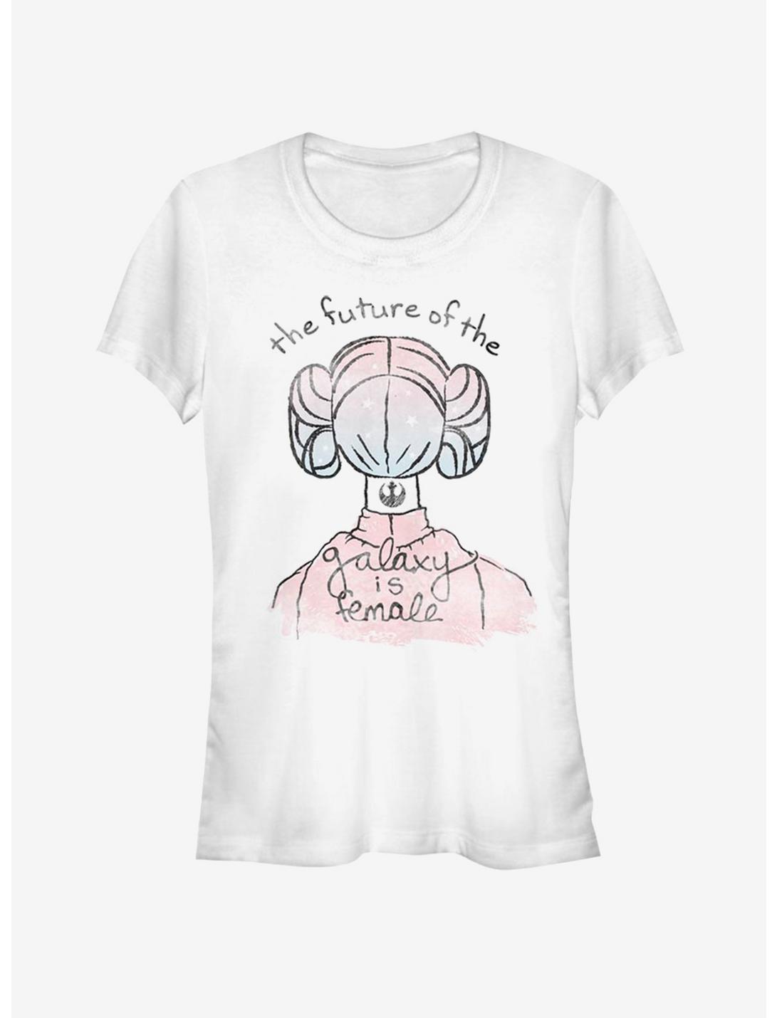 Star Wars Female Galaxy Girls T-Shirt, WHITE, hi-res