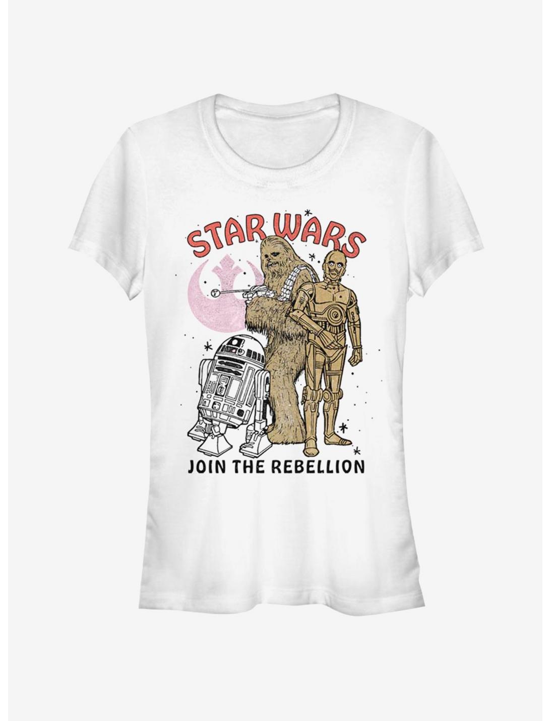 Star Wars Movie Scene Girls T-Shirt, WHITE, hi-res
