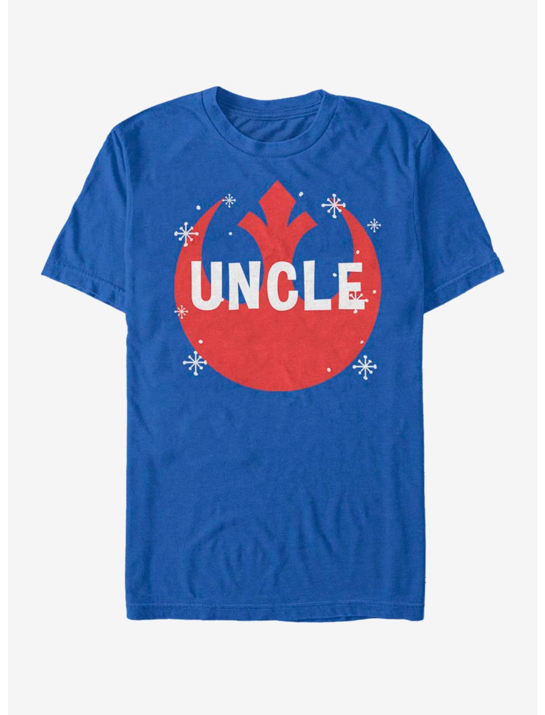 Star Wars Overlay Uncle T-Shirt, ROYAL, hi-res