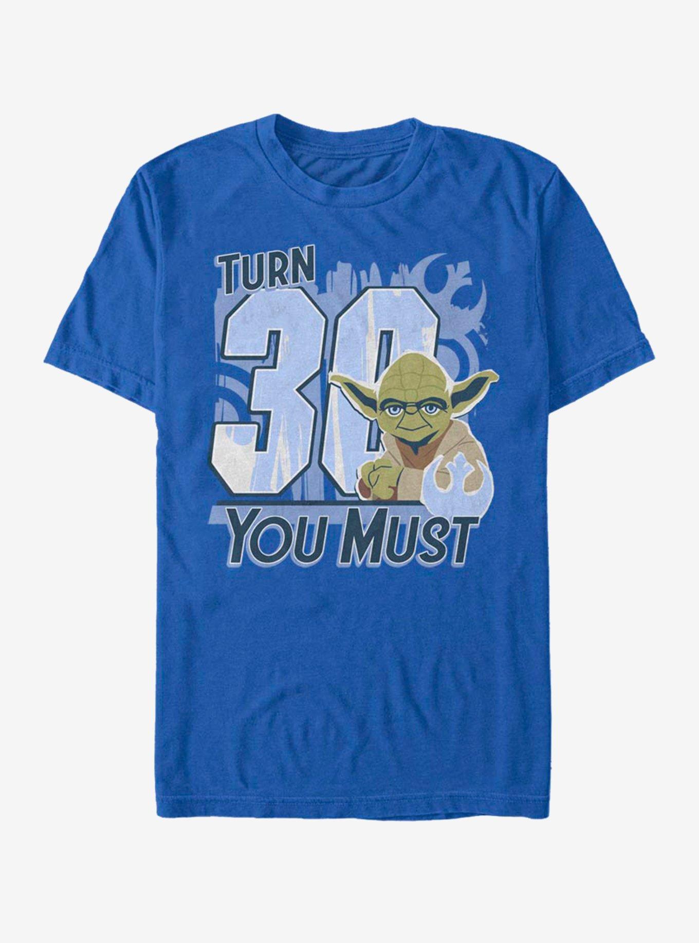 Star Wars Turn 30 You Must T-Shirt, ROYAL, hi-res