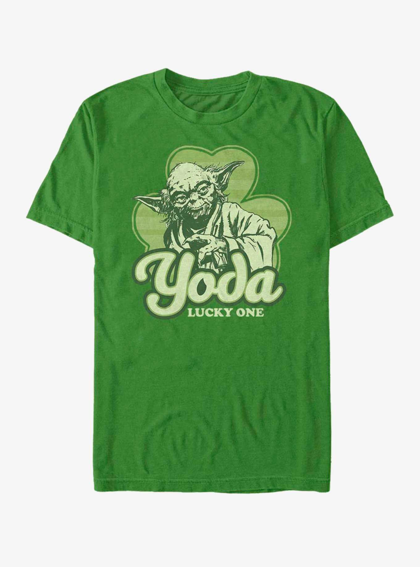 Star Wars Yoda Lucky Retro T-Shirt, , hi-res