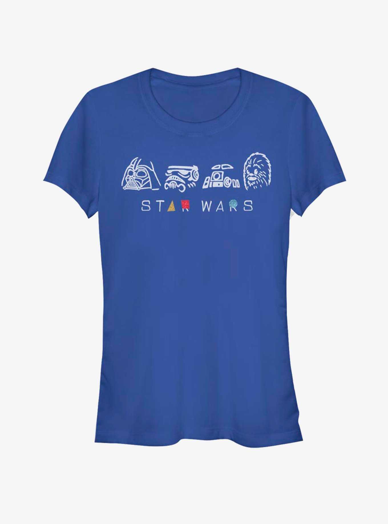 Star Wars Geometry Shine Girls T-Shirt, , hi-res