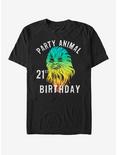 Star Wars Chewie Birthday TwentyOne T-Shirt, BLACK, hi-res