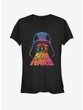Star Wars Tie Dye Vader Girls T-Shirt, BLACK, hi-res