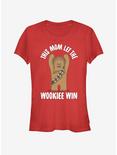 Star Wars Mom Let Wookiee Girls T-Shirt, RED, hi-res