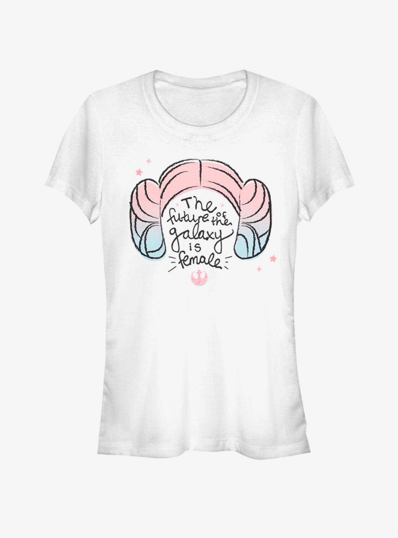 Star Wars The Future of The Galaxy is Female Girls T-Shirt, WHITE, hi-res