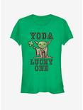 Star Wars Yoda So Lucky Girls T-Shirt, KELLY, hi-res