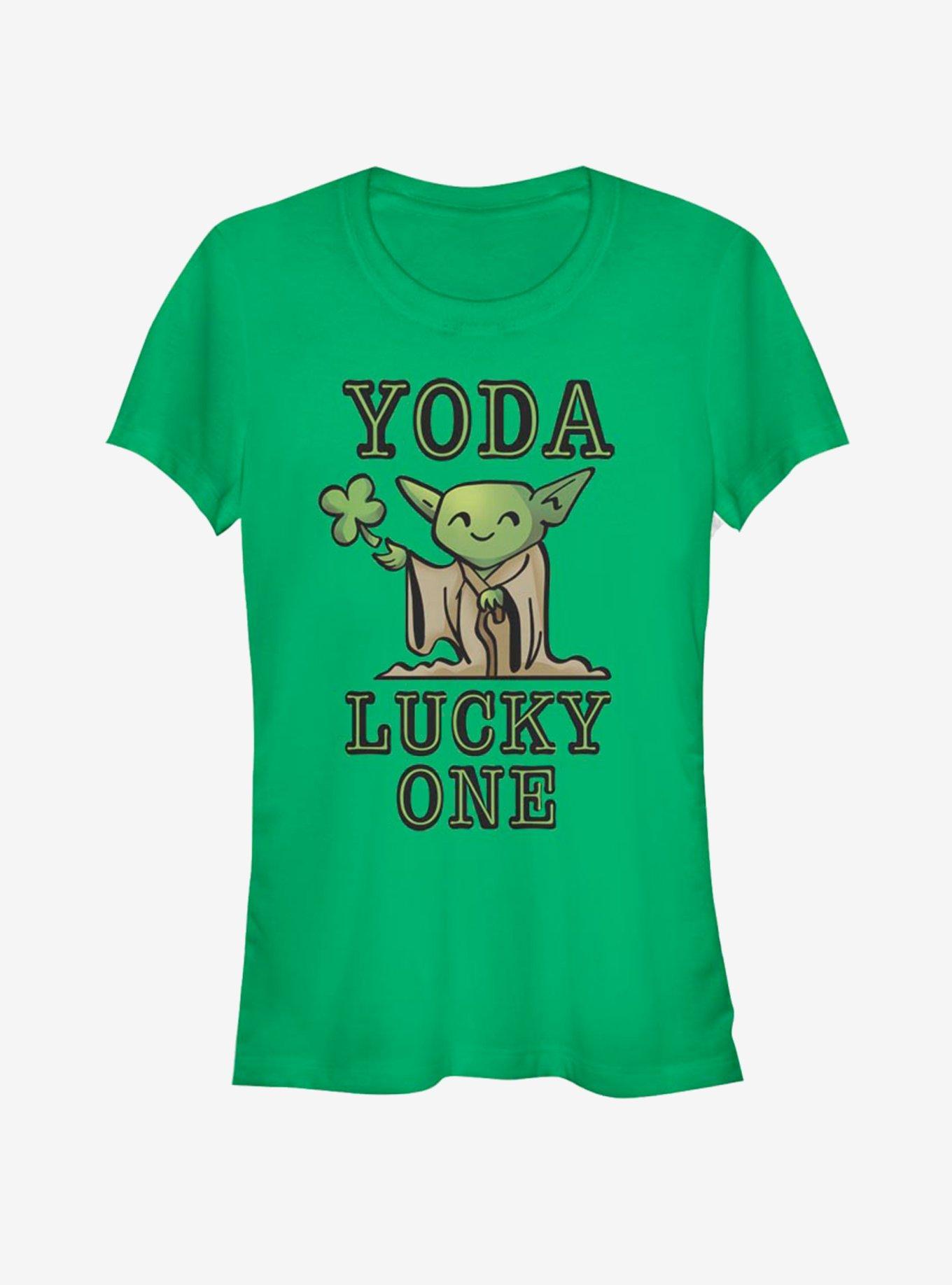 Star Wars Yoda So Lucky Girls T-Shirt, , hi-res