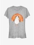 Star Wars Porg Turkey Girls T-Shirt, ATH HTR, hi-res