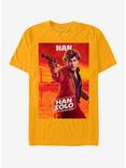 Star Wars Spanish Han Solo Poster T-Shirt, GOLD, hi-res