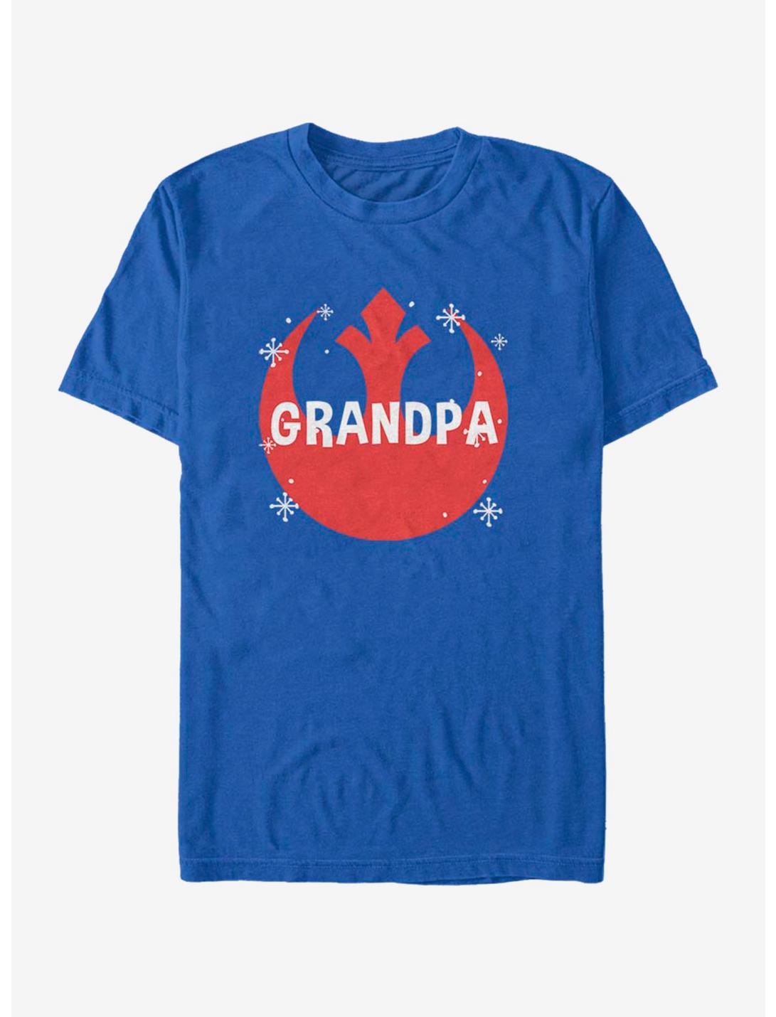 Star Wars Overlay Grandpa T-Shirt, ROYAL, hi-res