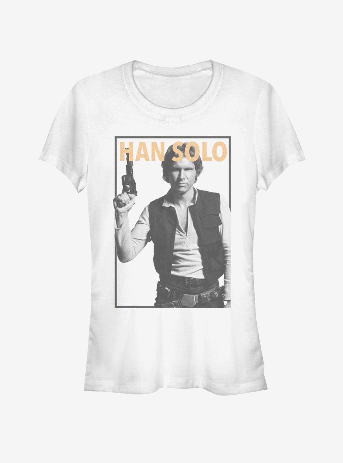 Star Wars Faded Solo Girls T-Shirt, WHITE, hi-res