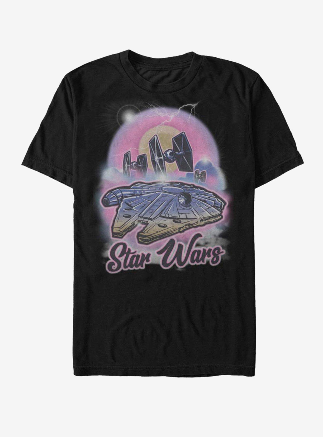 Star Wars Airbrush Wars T-Shirt, BLACK, hi-res