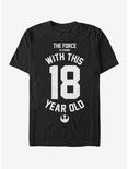 Star Wars Force Sensitive Eighteen T-Shirt, BLACK, hi-res