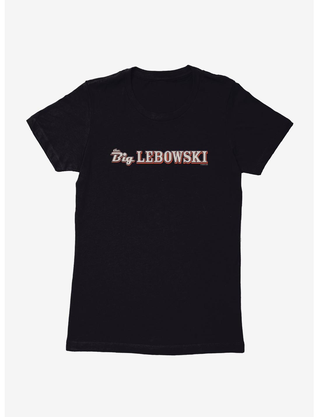 Big Lebowski Logo Womens T-Shirt, BLACK, hi-res