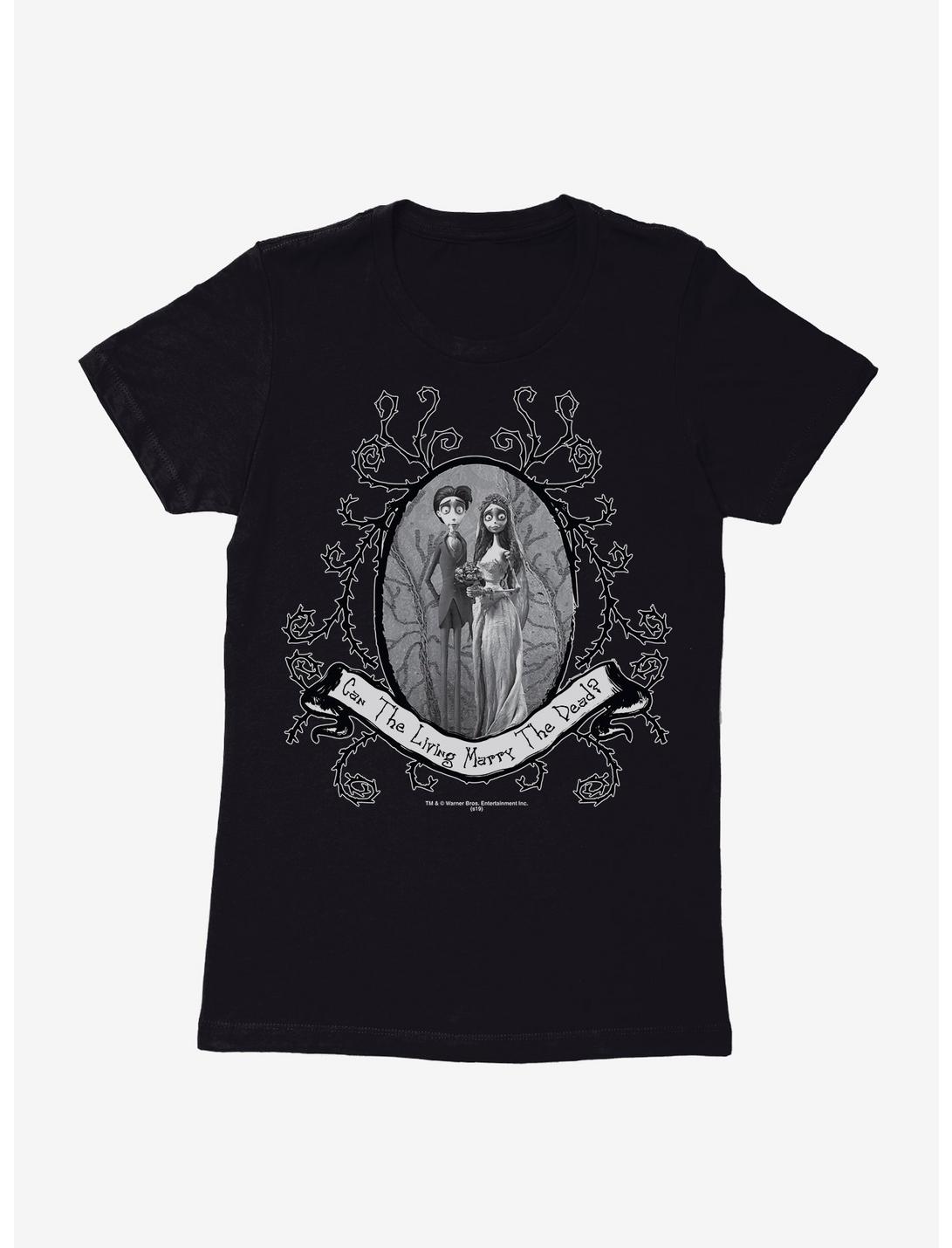 Corpse Bride Emily And Victor Portrait Womens T-Shirt, , hi-res