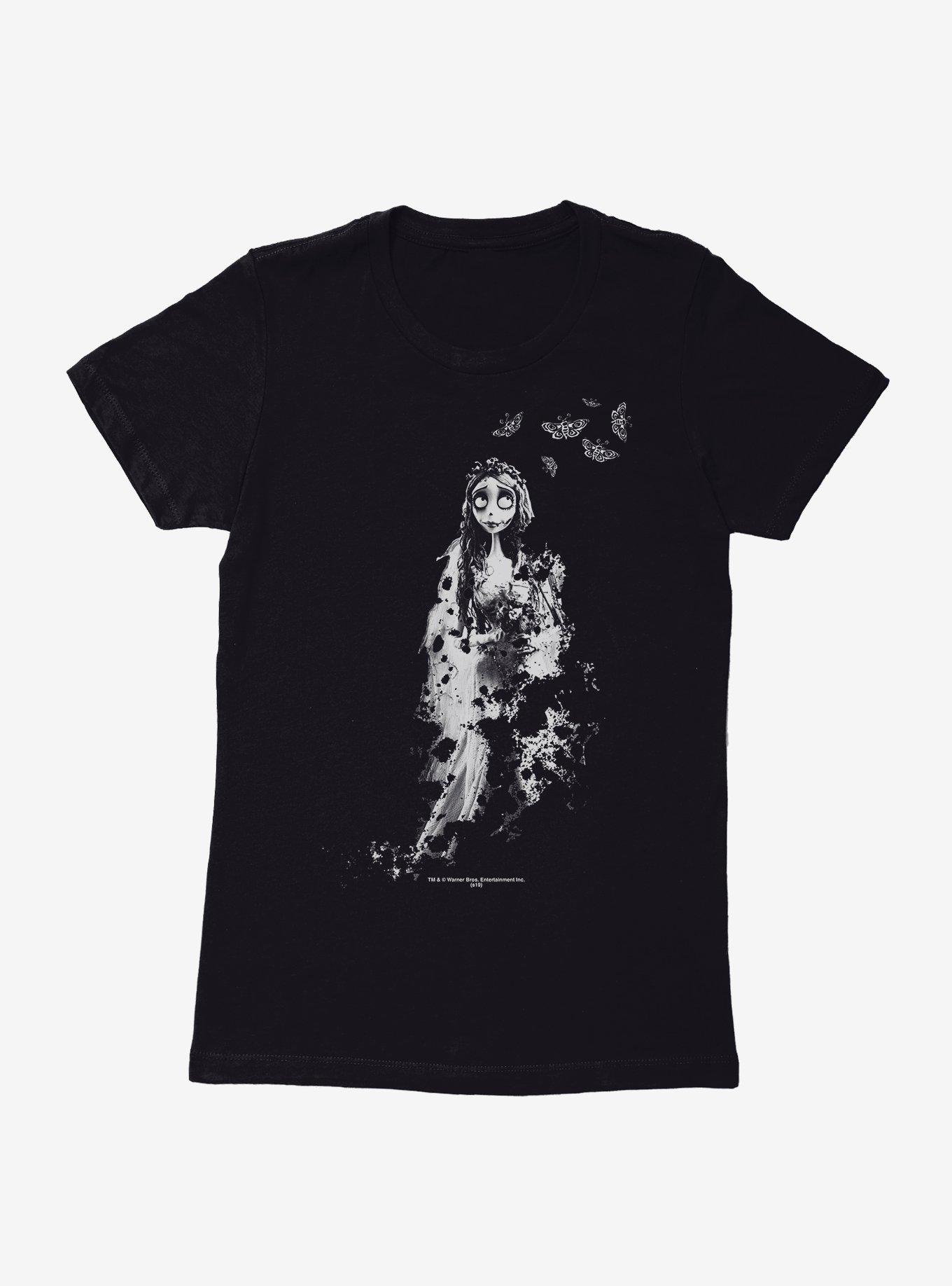 Corpse Bride Emily Butterflies Womens T-Shirt | BoxLunch