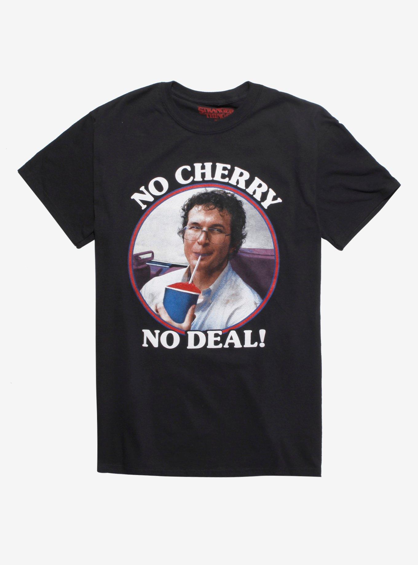 Stranger Things 3 Alexei No Cherry No Deal T-Shirt, MULTI, hi-res