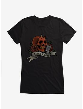 HT Creators: ASMR Ryan Skull And Roses Girls T-Shirt, , hi-res