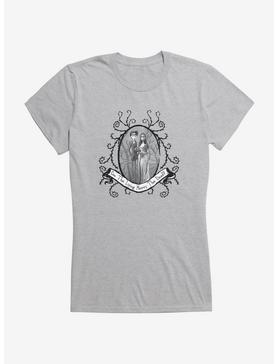 Corpse Bride Emily And Victor Portrait Girls T-Shirt, HEATHER, hi-res
