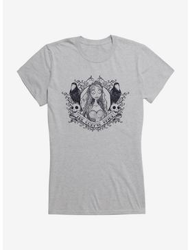 Corpse Bride Emily The Corpse Bride Girls T-Shirt, HEATHER, hi-res