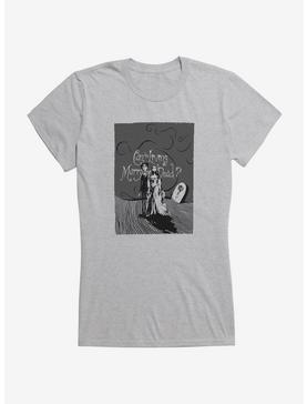 Corpse Bride Living Marry The Dead Girls T-Shirt, HEATHER, hi-res