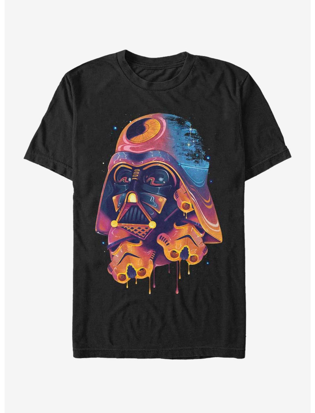 Star Wars Color Melted Vader T-Shirt, BLACK, hi-res