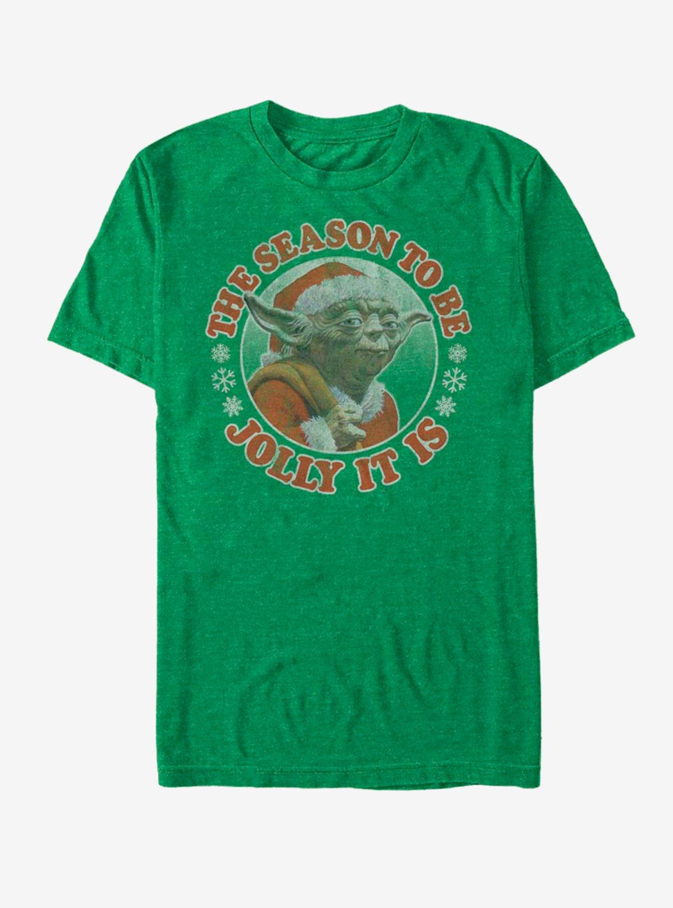Star Wars Jolly Yoda T-Shirt, KEL HTR, hi-res