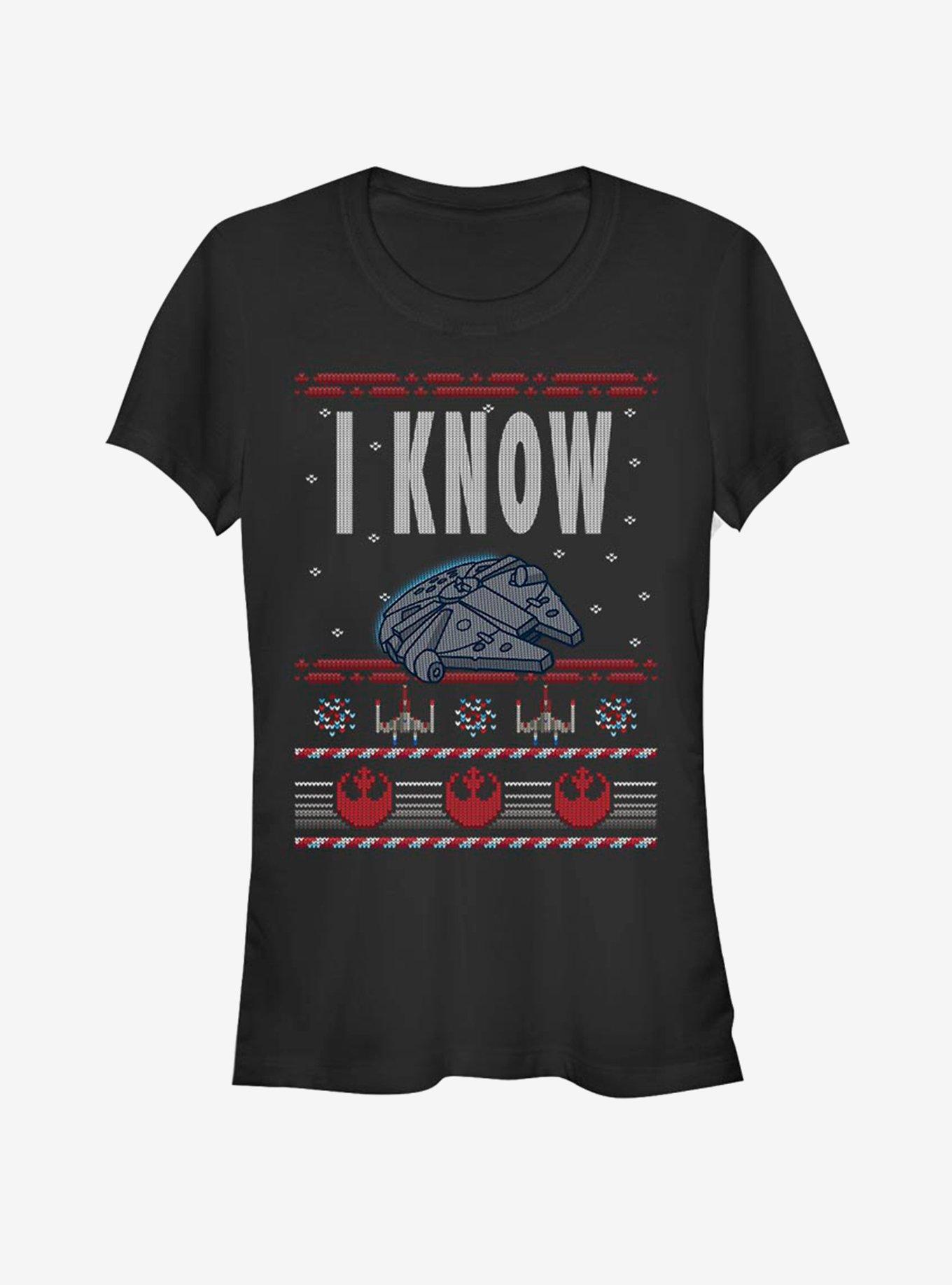 Star Wars Ugly I Know Girls T-Shirt, BLACK, hi-res